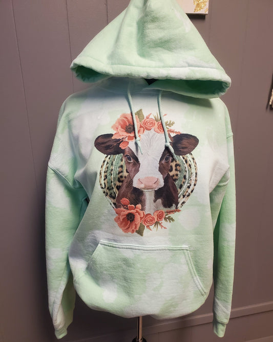 Calf Bleached Hoodie