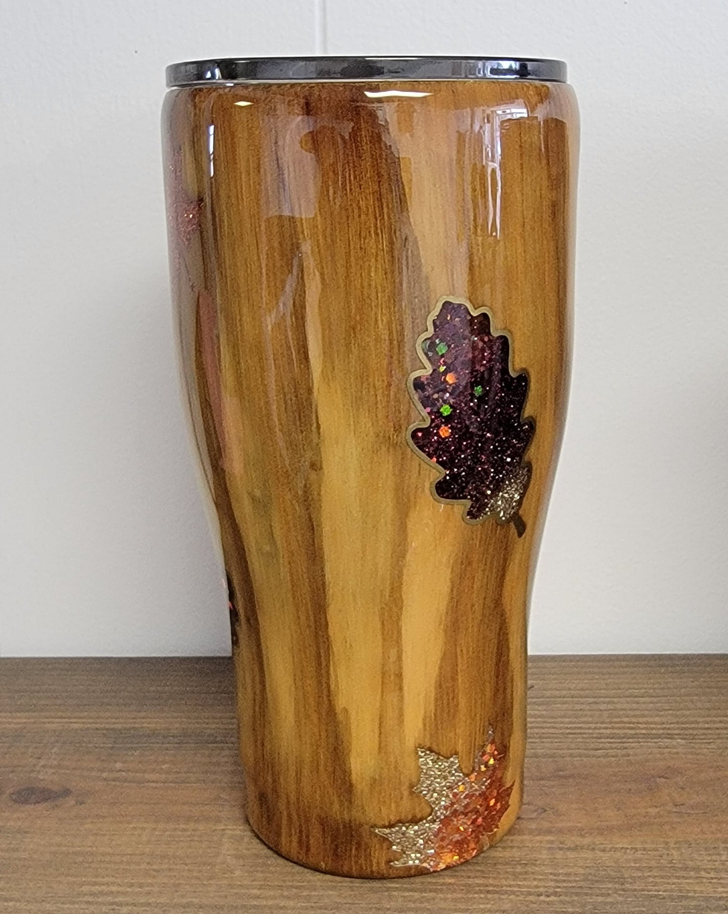 Fall Is My Favorite Woodgrain Tumbler